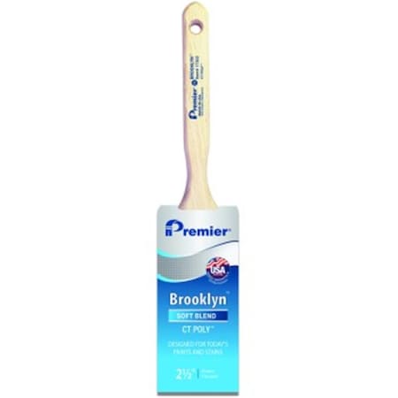 Coolcrafts Brooklyn 2.5 in. Soft Flat Sash Paint Brush CO3300811